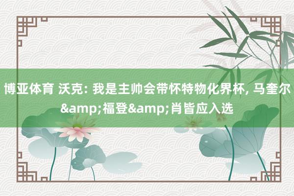 博亚体育 沃克: 我是主帅会带怀特物化界杯, 马奎尔&福登&肖皆应入选