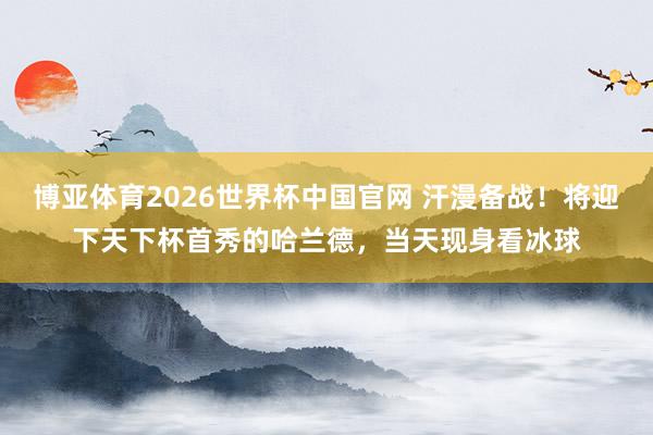 博亚体育2026世界杯中国官网 汗漫备战!将迎下天下杯首秀的哈兰德,当天现身看冰球